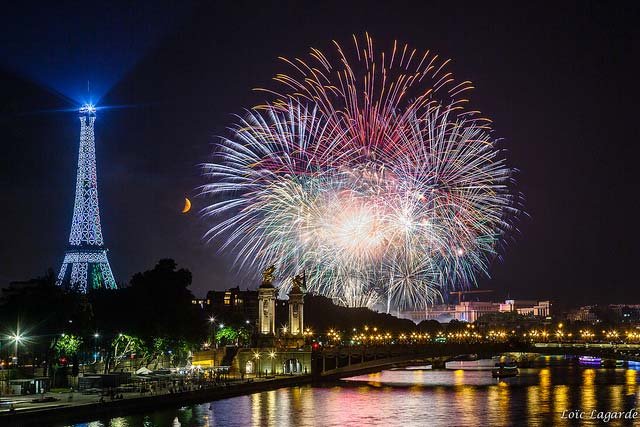 National Day Fireworks in Paris