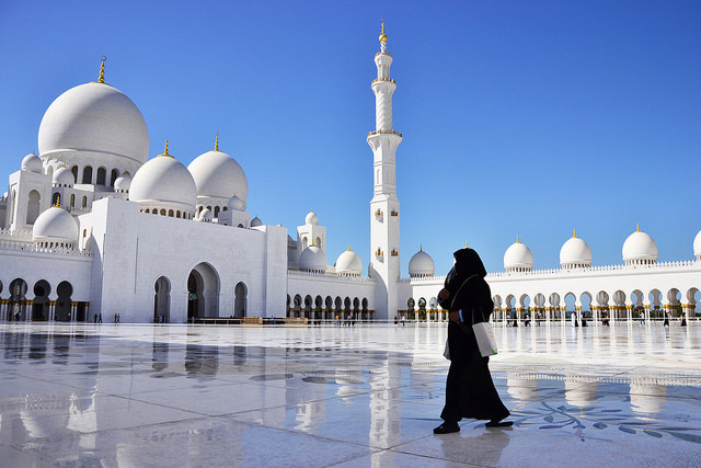 Sheikh Zayed Grand Mosque in Abu Dhabi