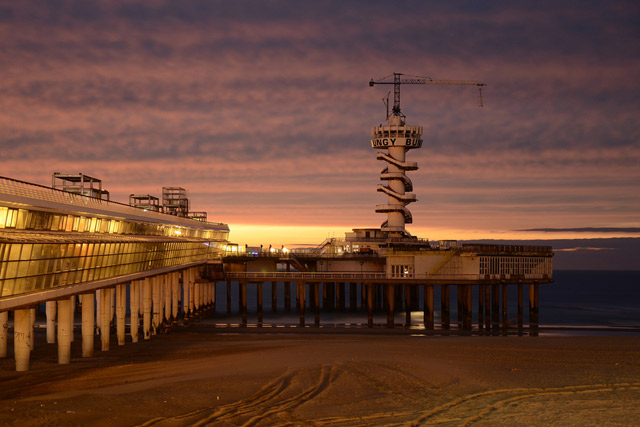 Scheveningen Pier in the Netherlands