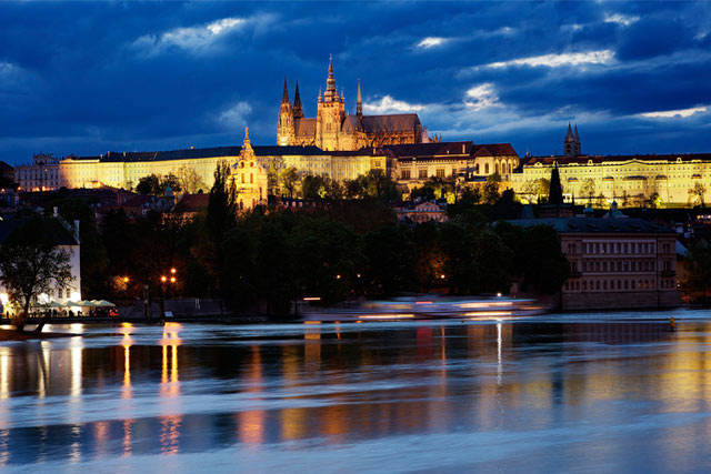 Prague Castle at Blue hour