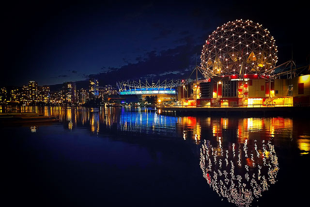 Science World and BC Place Stadium
