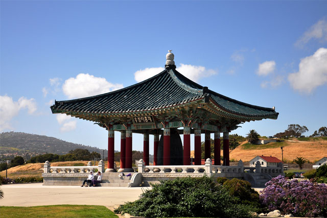 Korean Bell of Friendship in Los Angeles, California