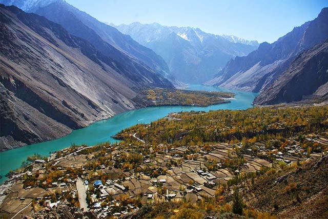 Attabad Lake, also known as Gojal Lake in Pakistan