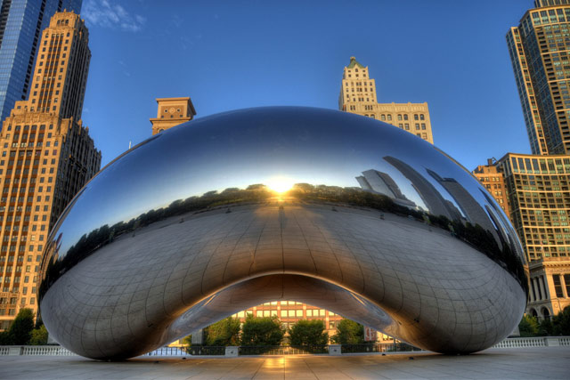 Cloud Gate in Chicago, USA