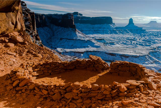 False Kiva in Canyonlands National Park