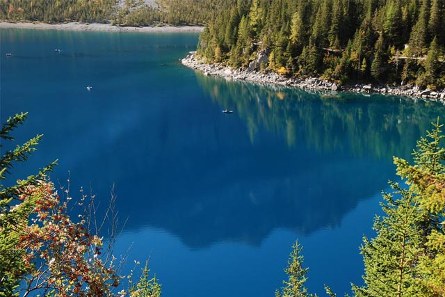 Oeschinen Lake in Switzerland