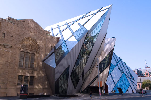 Royal Ontario Museum featuring the Michael Lee-Chin Crystal