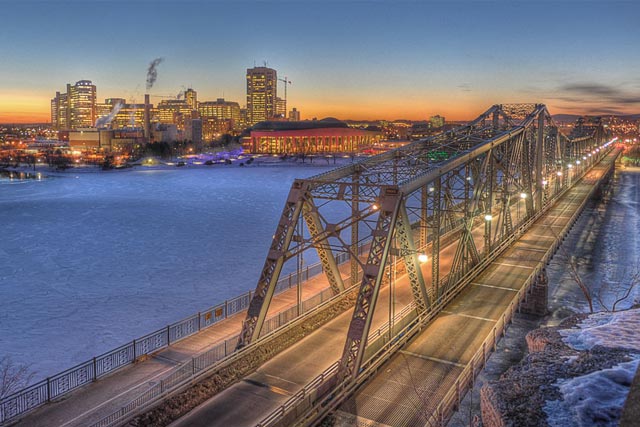 Royal Alexandra Interprovincial Bridge over the Ottawa River