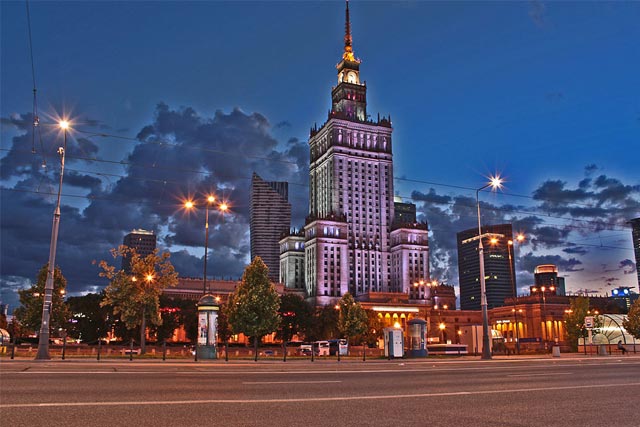 Palace of Culture and Science  in Warsaw