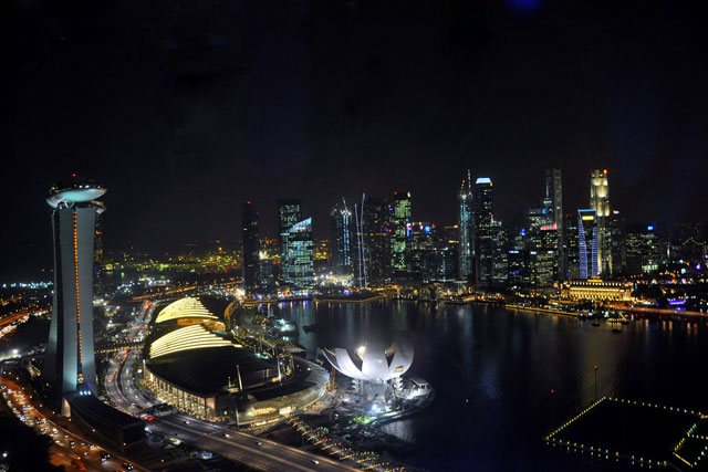 Night View from the Singapore Flyer